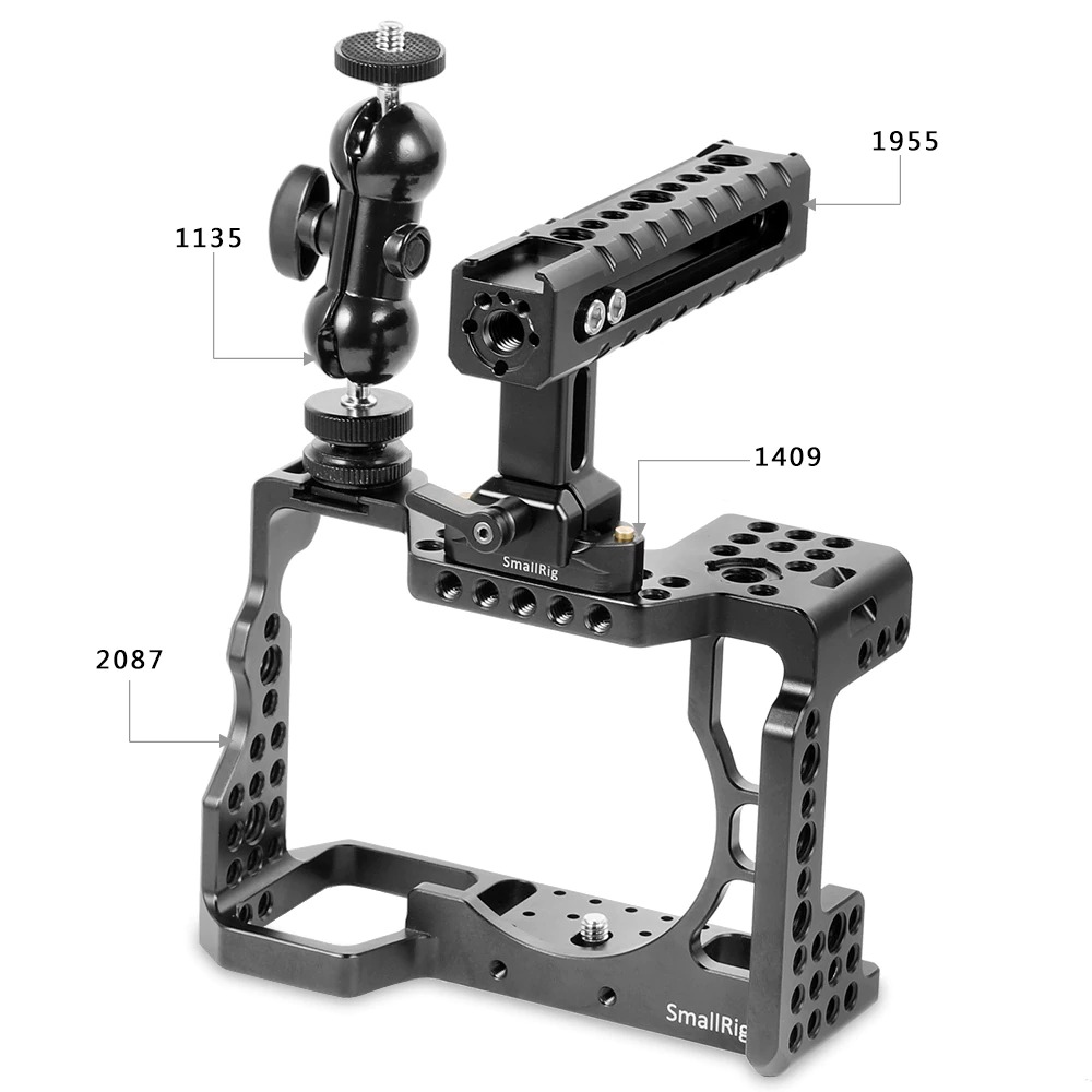 SmallRig Cage Kit for Sony A7RIII/A7III 2103 ชุดริกกล้อง Sony A7RIII / A7III พร้อมด้ามจับ และหัวบอลติดจอมอนิเตอร์ ราคา 5200 บาท