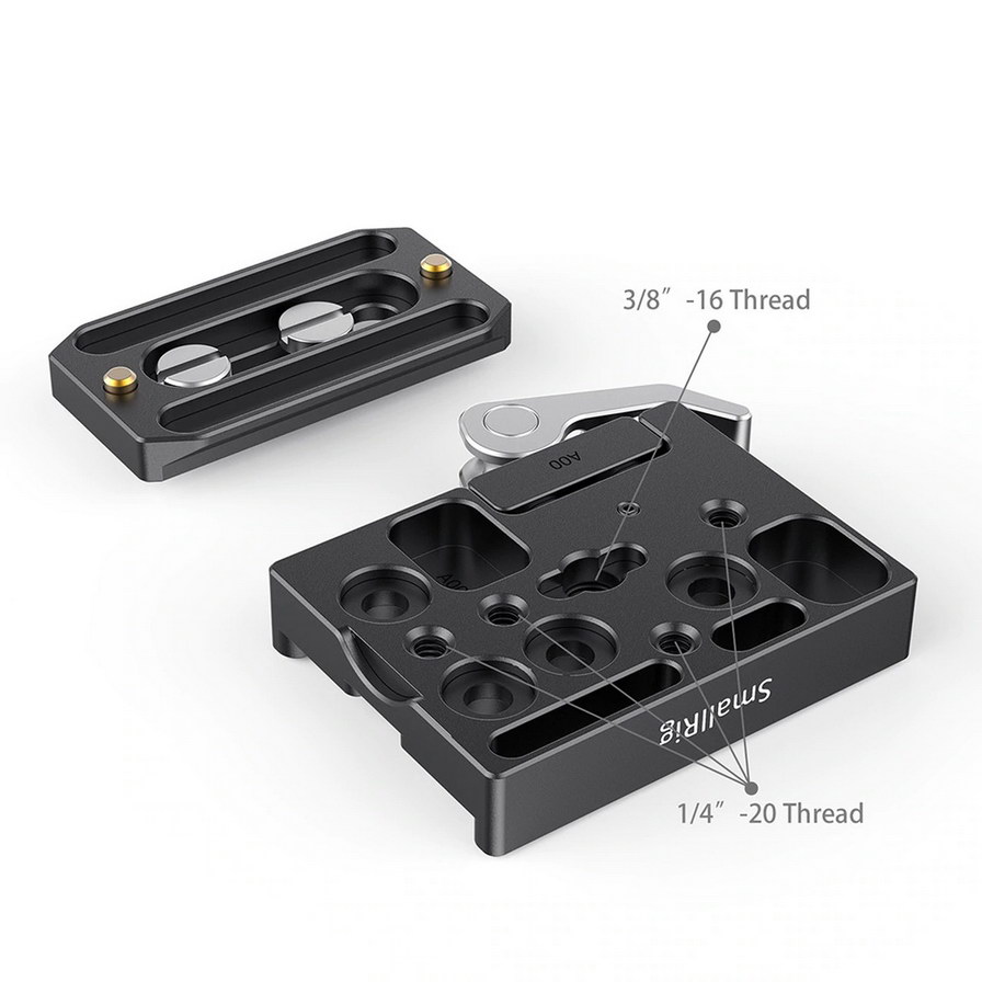 SmallRig Quick Release Clamp and Plate ( Arca-type Compatible) 2144 เพลทติดกล้องแบบปลดล็อคเร็ว รองรับเพลท Arca Swiss  ราคา 1825 บาท