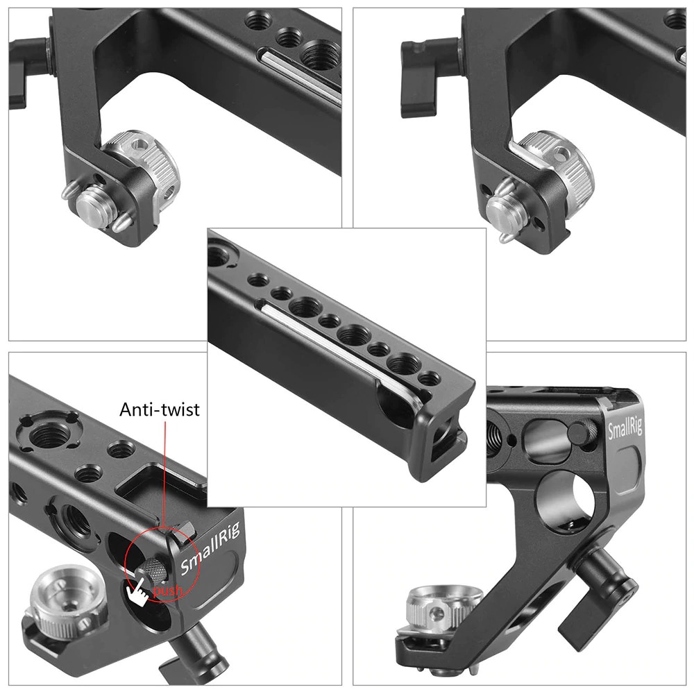 SmallRig Arri Locating Handle 2165 ด้ามจับแบบยึดด้วยน๊อตขนาด 3/8 และพิน Arri ป้องกันการหมุน ราคา 2000 บาท