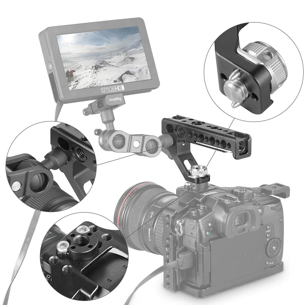 SmallRig Arri Locating Handle 2165 ด้ามจับแบบยึดด้วยน๊อตขนาด 3/8 และพิน Arri ป้องกันการหมุน ราคา 2000 บาท