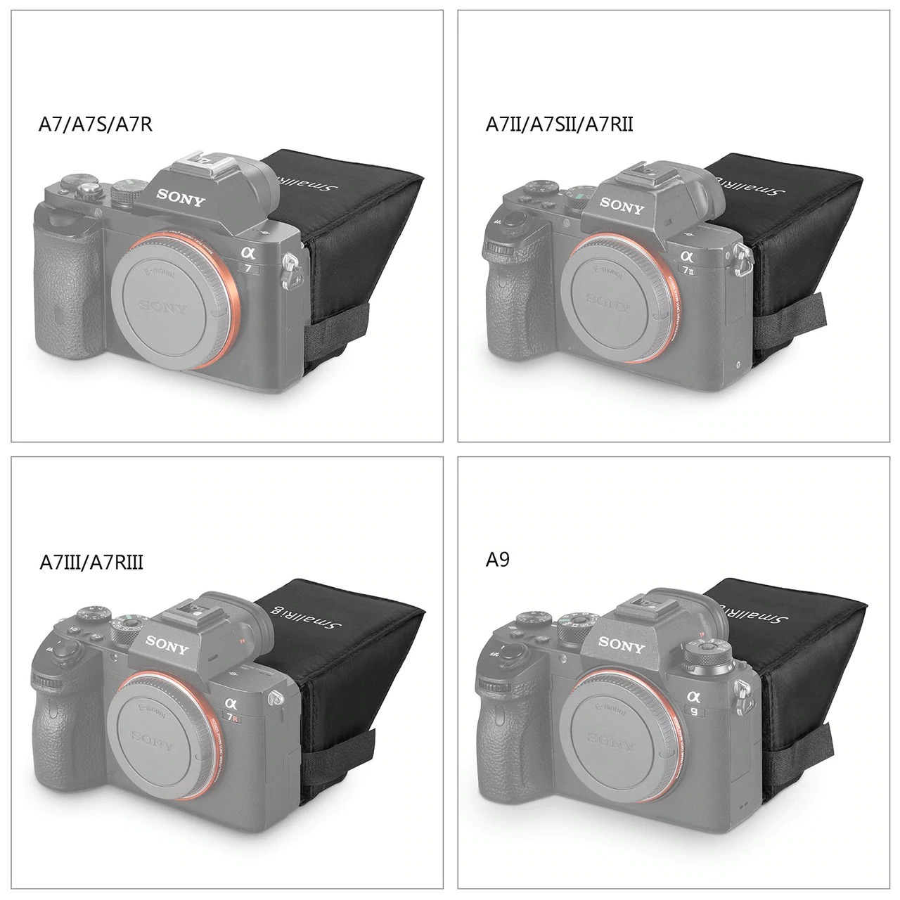 SmallRig LCD Screen Sunhood for Sony A7 A7II A7III A9 Series Cameras 2215 ฮู้ดบังแสงจอ LCD สำหรับกล้อง Sony A7, A7II, A7III, A9  ราคา 400 บาท
