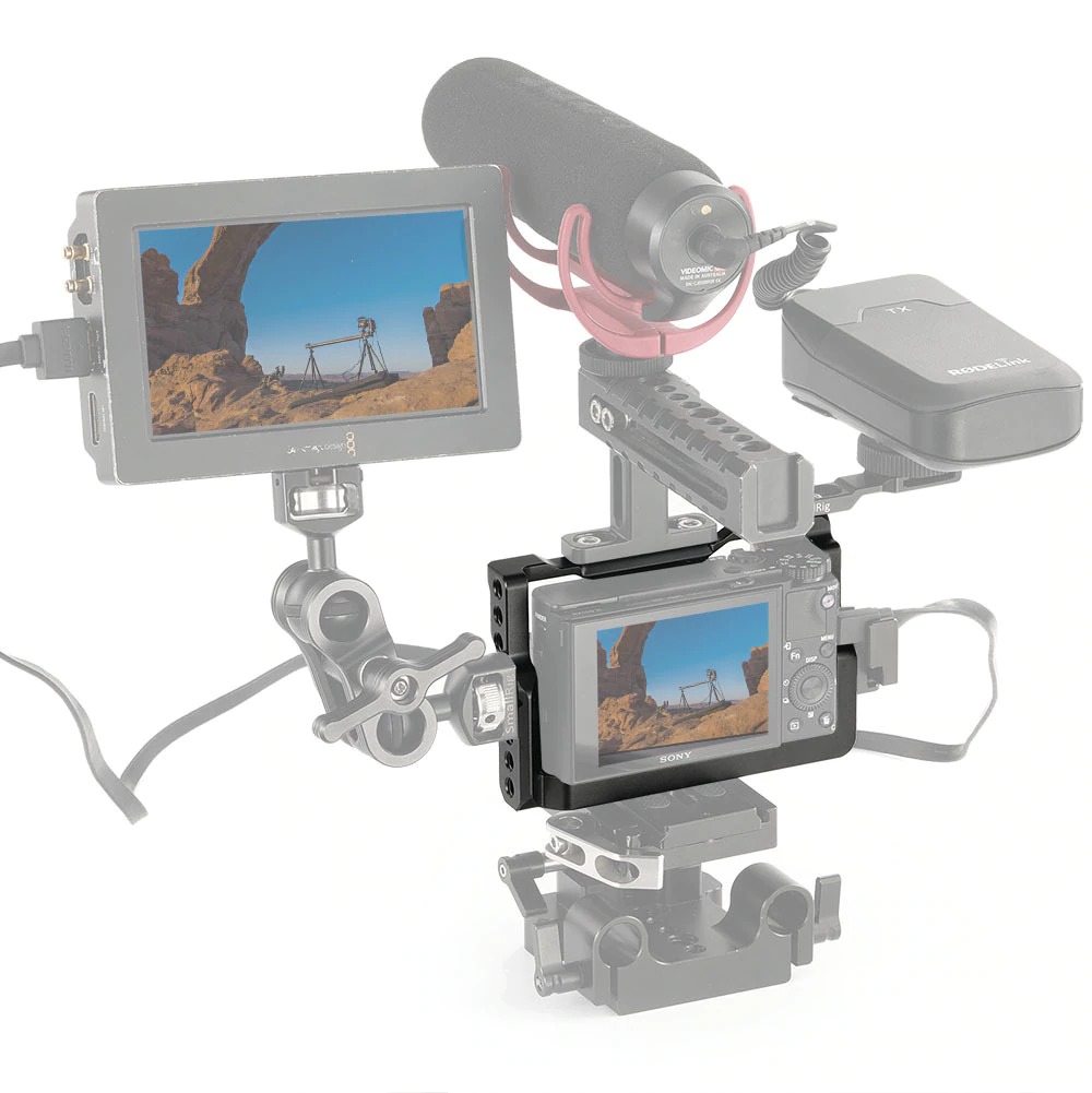 SmallRig Cage Kit for Sony RX100 VI 2225 ชุดริกกล้อง Sony RX100 VI พร้อมกริปไม้ ราคา 2500 บาท
