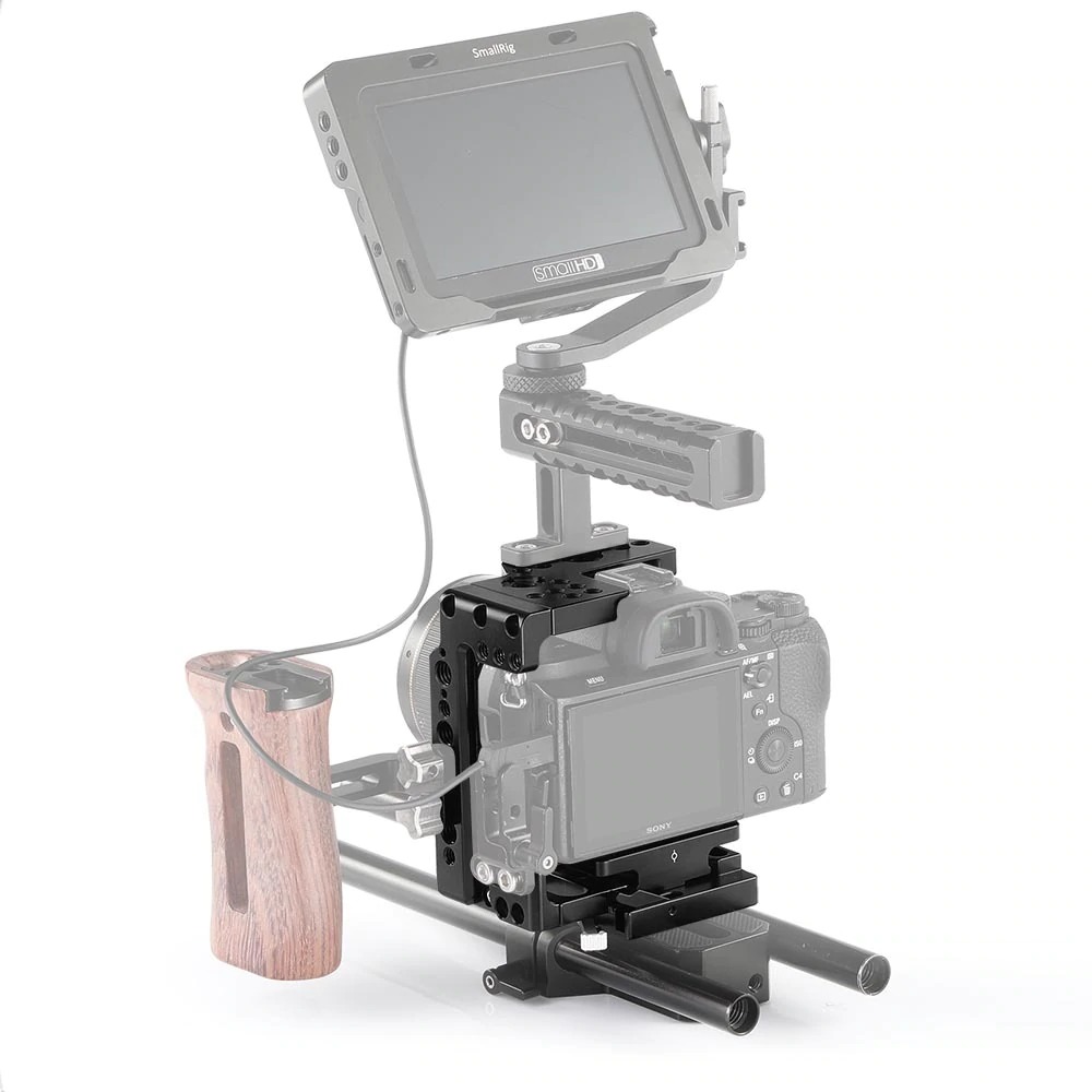 SmallRig QR Cage for Sony A7 III/A7 II (Arca) 2098 ชุดริกกล้อง Half Cage เพลท Arca ปลดล็อกเร็ว ราคา 3400 บาท