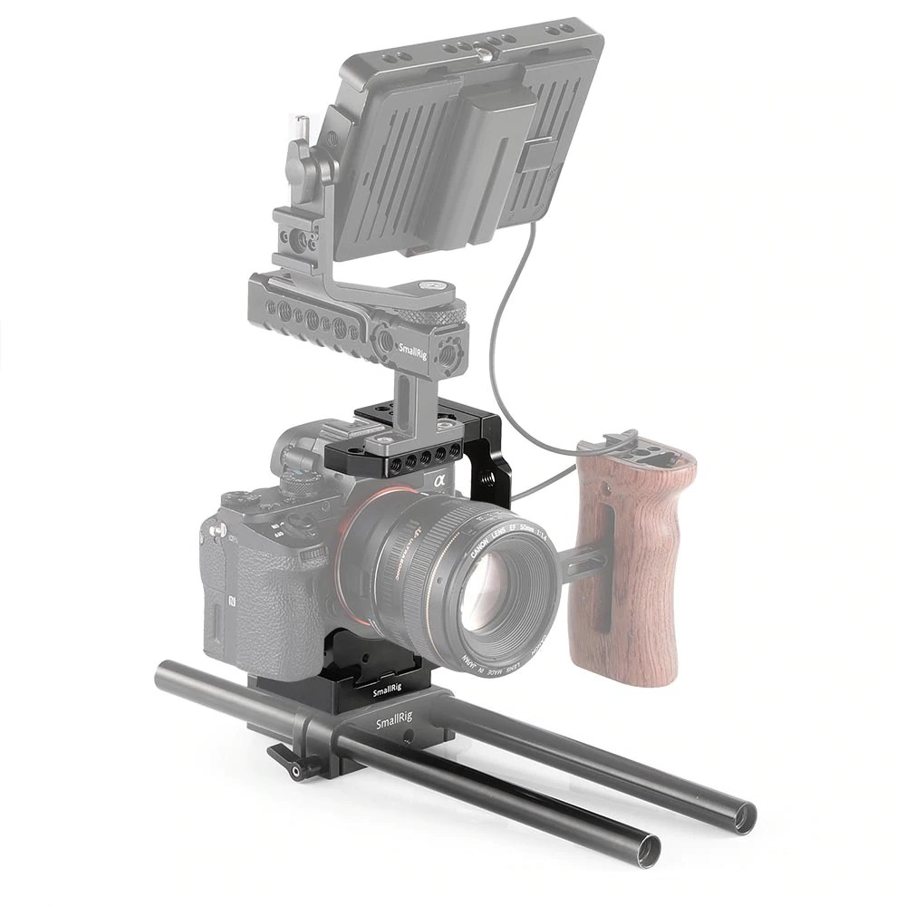 SmallRig QR Cage for Sony A7 III/A7 II (Arca) 2098 ชุดริกกล้อง Half Cage เพลท Arca ปลดล็อกเร็ว ราคา 3400 บาท