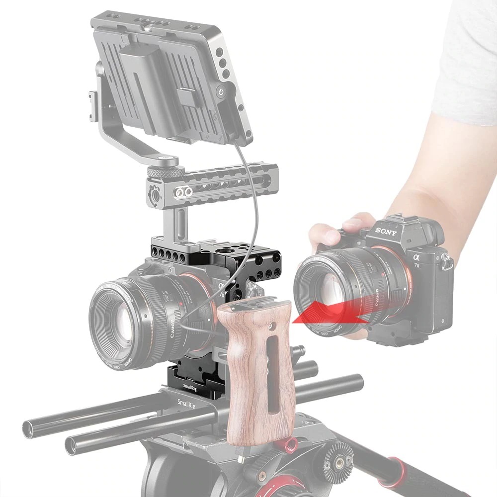 SmallRig QR Cage for Sony A7 III/A7 II (Arca) 2098 ชุดริกกล้อง Half Cage เพลท Arca ปลดล็อกเร็ว ราคา 3400 บาท
