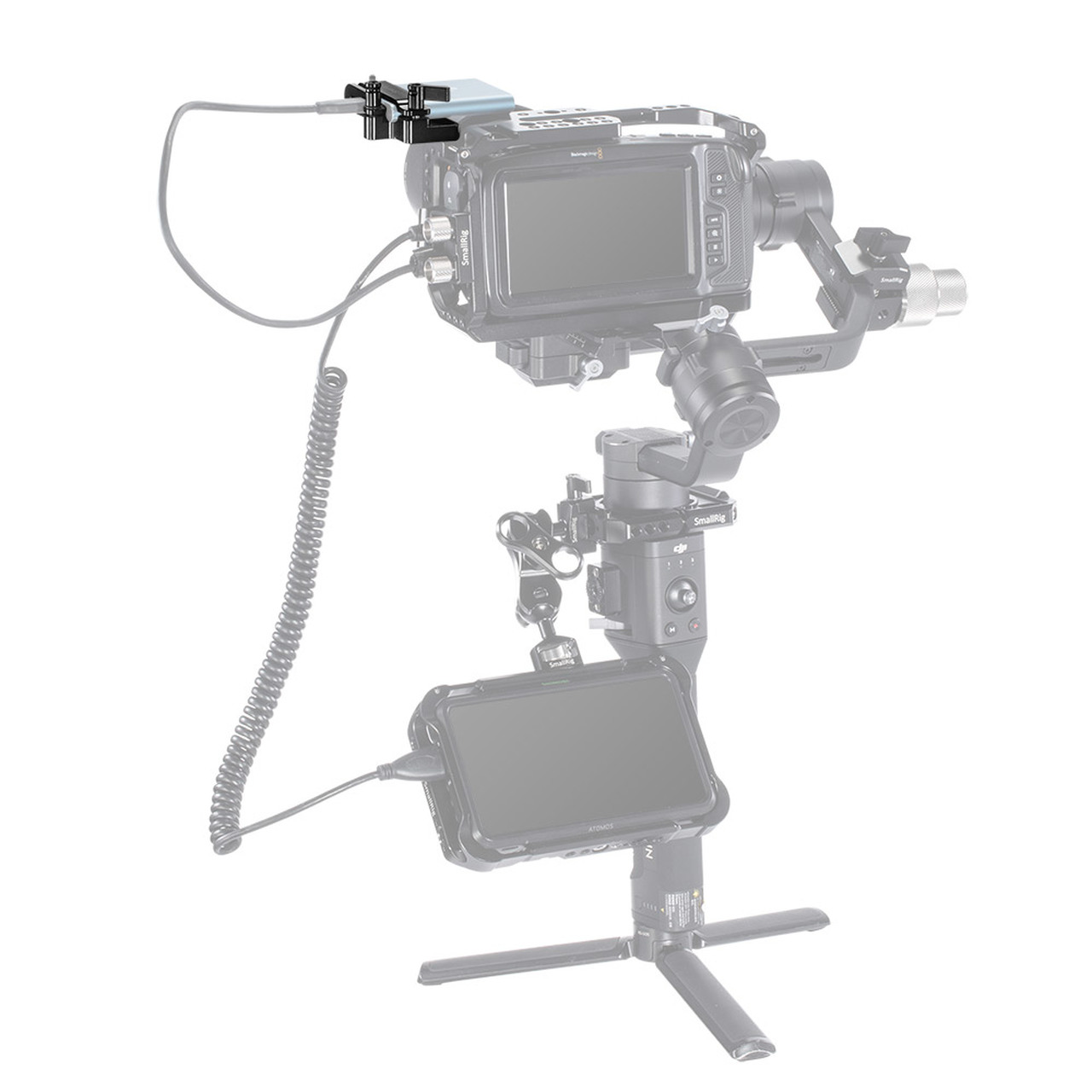 SmallRig Samsung T5 SSD Mount (New Version) 2245B  ที่ยึด SSD Samsung T5 เข้ากับชุดริก SmallRig สำหรับกล้อง Blackmagic Pocket Cinema Camera 4K / 6K ราคา 800 บาท