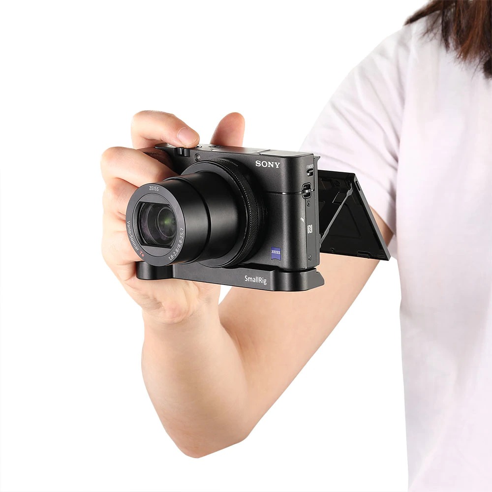 SmallRig L-shape wooden grip for Sony RX100 III IV V VA 2248 ชุดริก กริปไม้พร้อมเพลทตัวแอล ราคา 1890 บาท