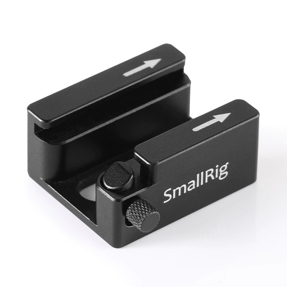 SmallRig Cold Shoe Mount Adapter with Anti-off Button 2260 ฮอทชูเสริมติดชุดริกพร้อมปุ่มกันลื่น ราคา 390 บาท