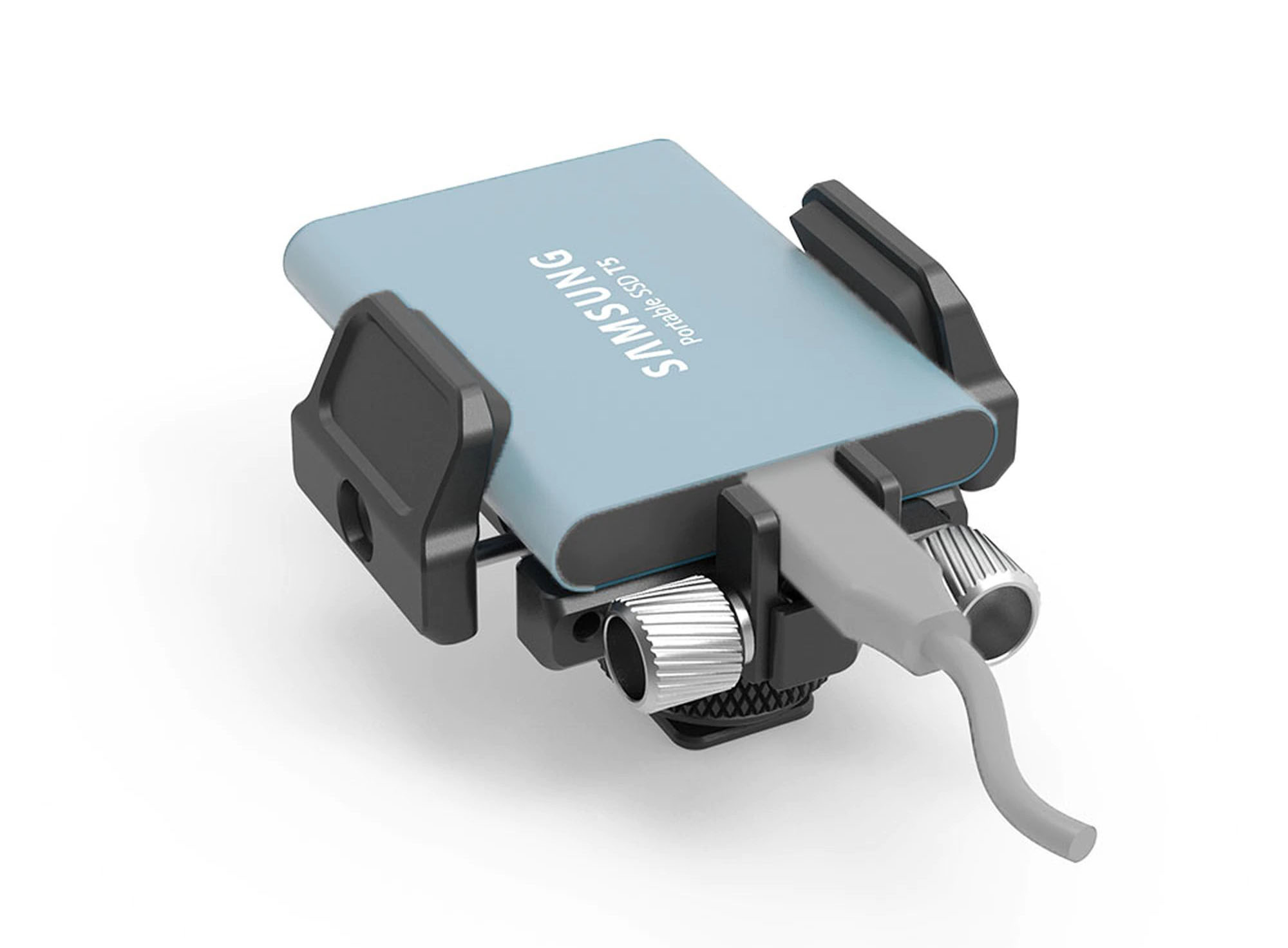 SmallRig Universal Holder for External SSD BSH2343 ที่ยึด SSD เข้ากับชุดริกกล้อง BMPCC 4K/6K, Z Cam E2 ราคา 1400 บาท