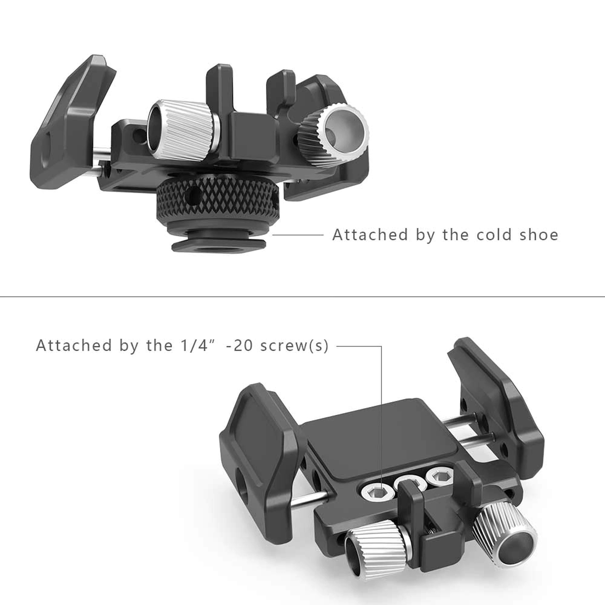 SmallRig Universal Holder for External SSD BSH2343 ที่ยึด SSD เข้ากับชุดริกกล้อง BMPCC 4K/6K, Z Cam E2 ราคา 1400 บาท