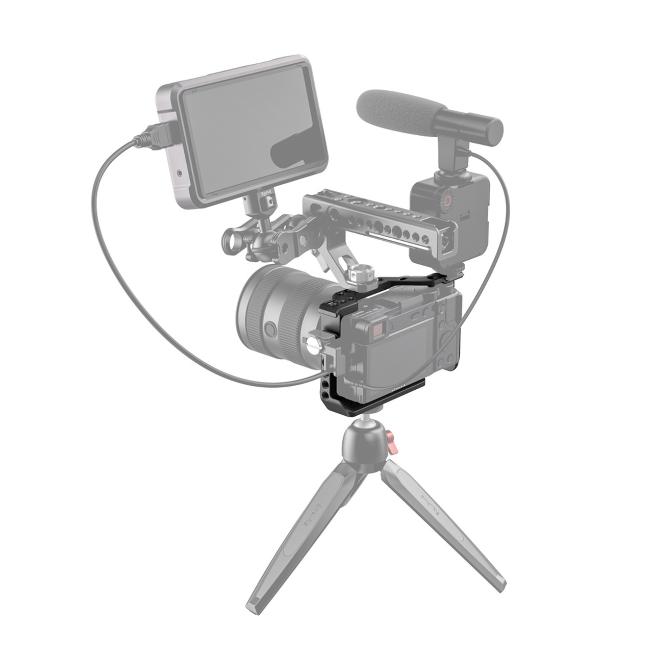 SmallRig Cage for Sony A6600 CCS2493 ชุดริกกล้อง Sony A6600 พร้อมที่ติดฮอทชู ราคา 1500 บาท