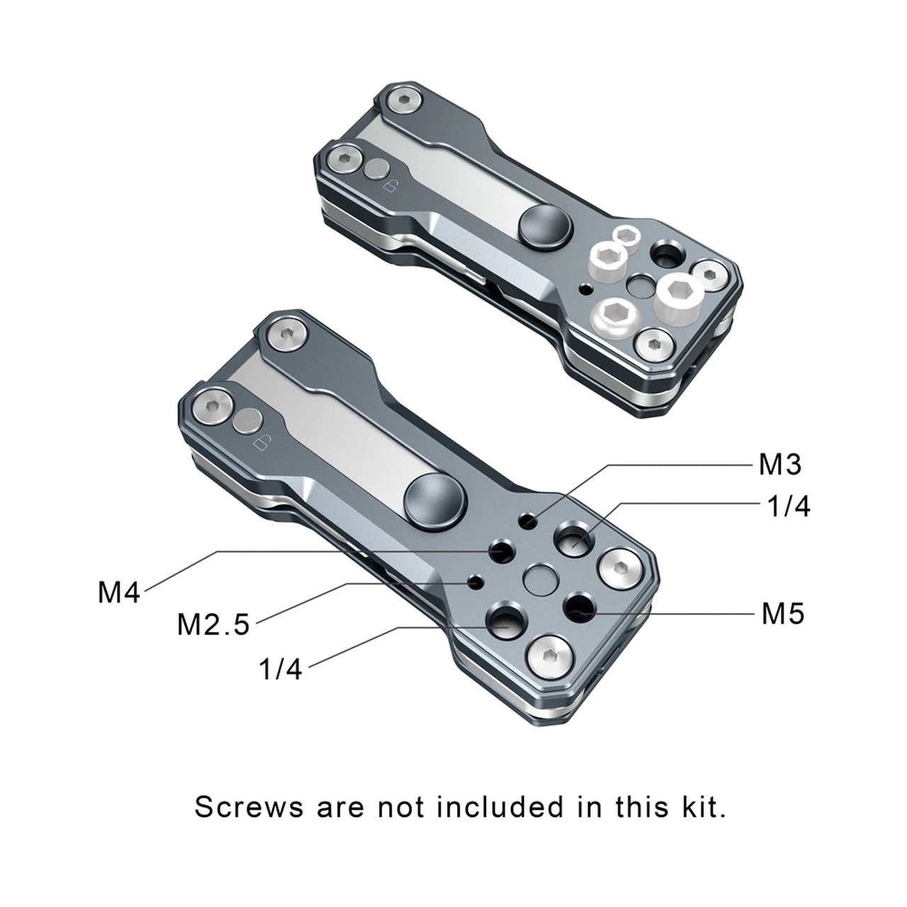 SmallRig Folding Screwdriver Kit Hunter AAK2495 ชุดไขควง 7 แบบ (ไขควงแบน, ไขควงแฉก, ประแจหกเหลี่ยมเบอร์ 2.5, 3, 4, 3/16, ประแจทอร์ค T25) ราคา 1400 บาท