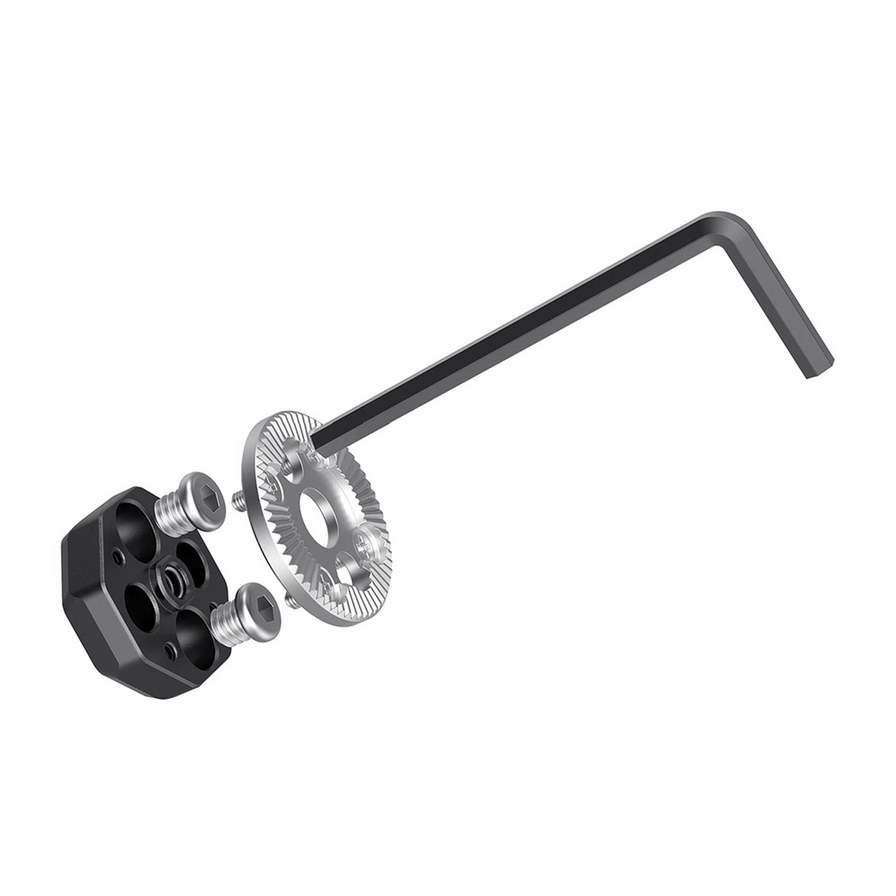 SmallRig Arri Standard Rosette Bolt-On Mount (M6 Thread) SAP2804 อแดปเตอร์ Arri Rosette สำหรับติดด้ามจับเข้ากับชุดริกกล้อง ราคา 690 บาท