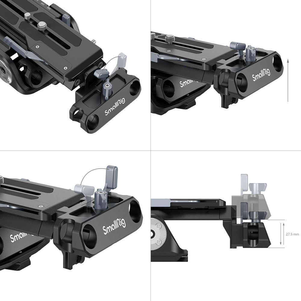 SmallRig Shoulder Pad Pro 2837B แผ่นรองบ่าสำหรับ baseplate Sony VCT-14 พร้อมเพลทติดกล้องแบบ Manfrotto 501 ราคา 6990 บาท