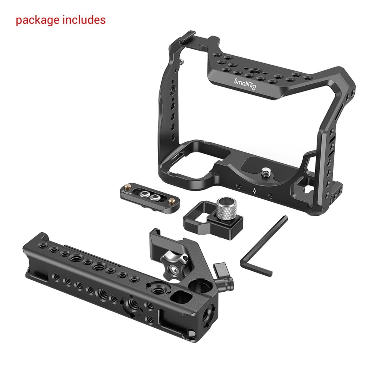 SmallRig Master Kit for Sony Alpha 7S III A7S III A7S3 3009 ชุดริกกล้อง Sony A7S III พร้อมที่ล็อคสาย HDMI และด้ามจับบนแบบ NATO ตัวจับ ARRI ราคา 4200 บาท