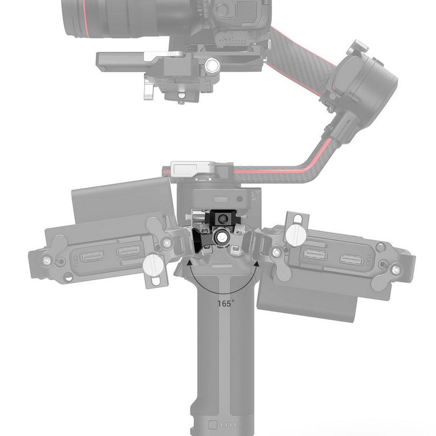 SmallRig Monitor Mount with NATO Clamp for DJI RS 2/RSC 2 3026 ที่ติดจอมอนิเตอร์สำหรับกิมบอล DJI RS2 / RSC2 ปรับมุมได้ พร้อมรูน๊อต 1/4