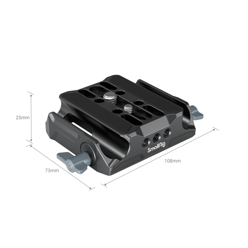 SmallRig Universal LWS Baseplate with Dual 15mm Rod Clamp 3357