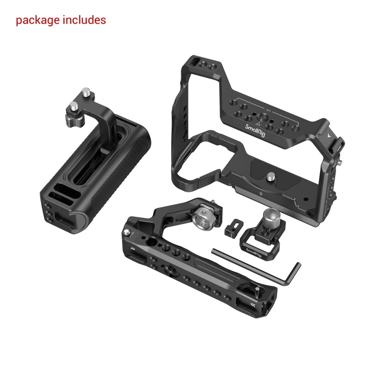 SmallRig Advanced Kit for Sony Alpha 7 IV/Alpha 7S III 3669 ชุดริกกล้อง Sony A7 IV / A7S III พร้อมด้ามจับบน,ด้านข้าง, ที่ล็อคสาย HDMI ราคา 6490 บาท