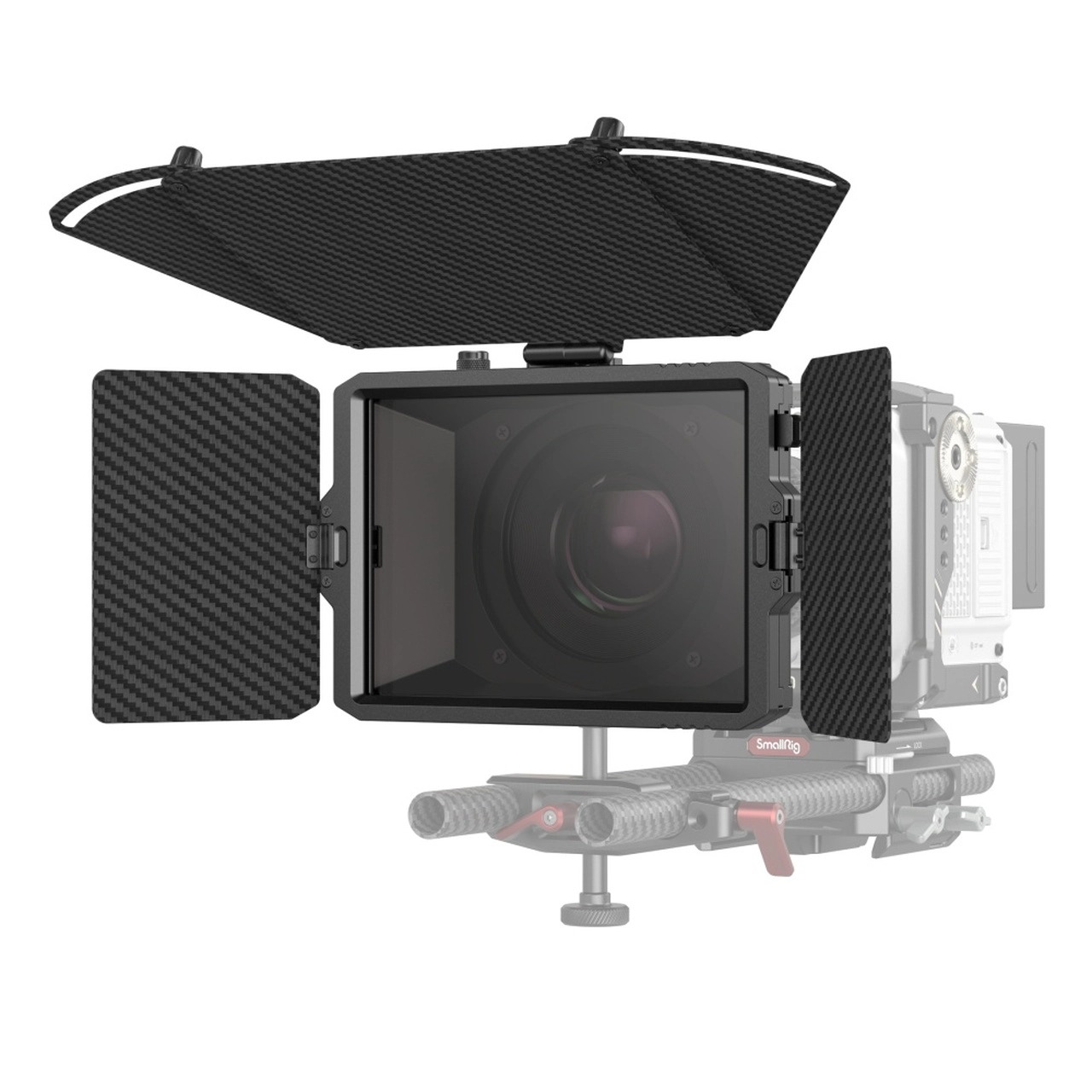 SmallRig mini Matte Box Pro 3680 แมทบ็อกซ์สำหรับชุดริกกล้อง ป้องกันแสงส่วนเกินเข้าสู่หน้าเลนส์ พร้อมถาดใส่ฟิลเตอร์ขนาด 4 x 5.65 สองแผ่น ราคา 4850 บาท