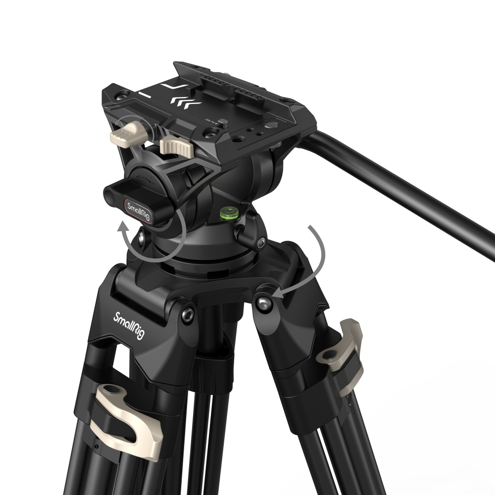 SmallRig Heavy-Duty Fluid Head Tripod AD-01 3751 ขาตั้งกล้องวิดีโอหัวน้ำมัน รองรับเพลท Manfrotto และ DJI RS2 ราคา 6090 บาท