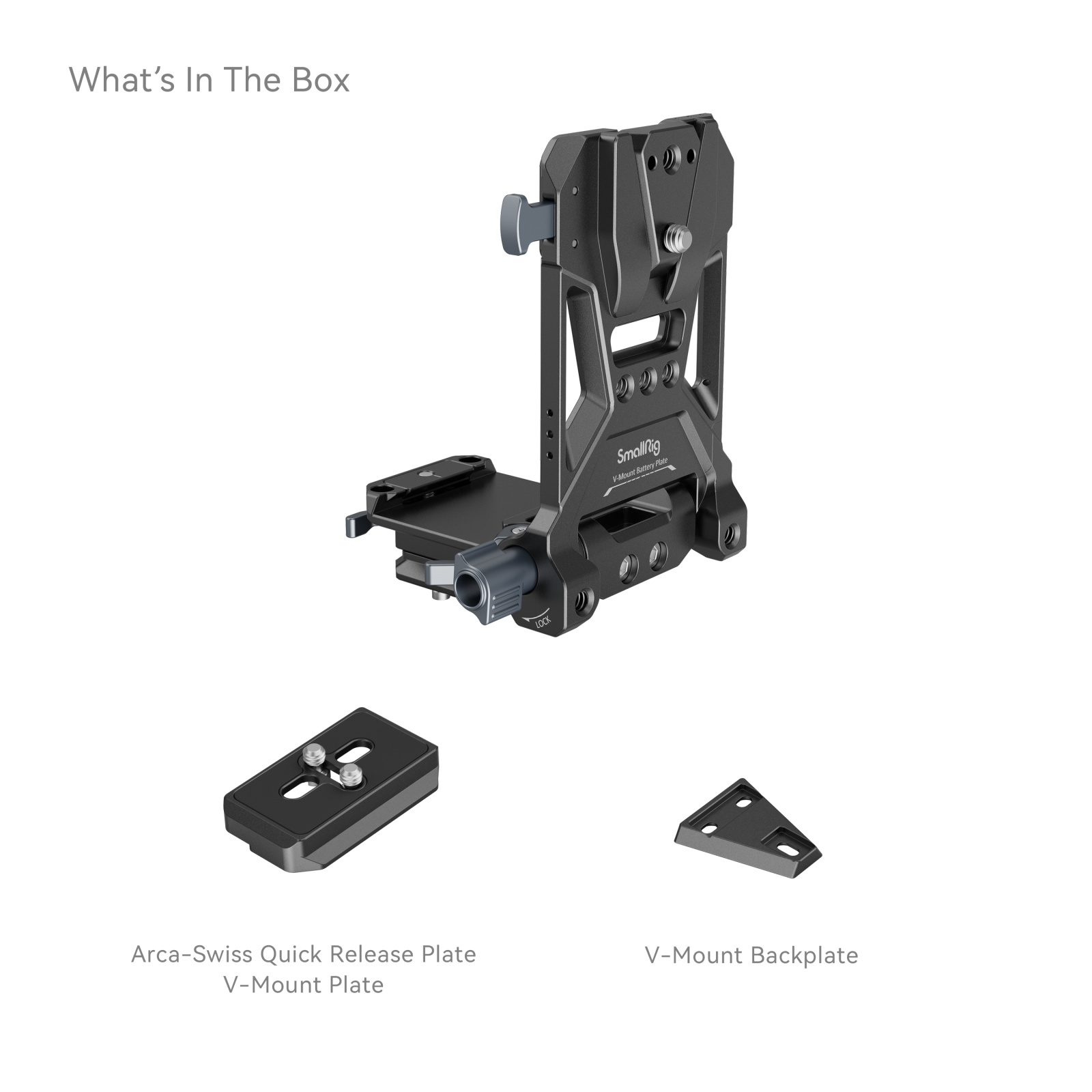 SmallRig Compact V-Mount Battery Mounting System 4064B เพลทติดกล้องแบบ Arca-Swiss พร้อมเพลทใส่แบต V-Mount ราคา 3490 บาท