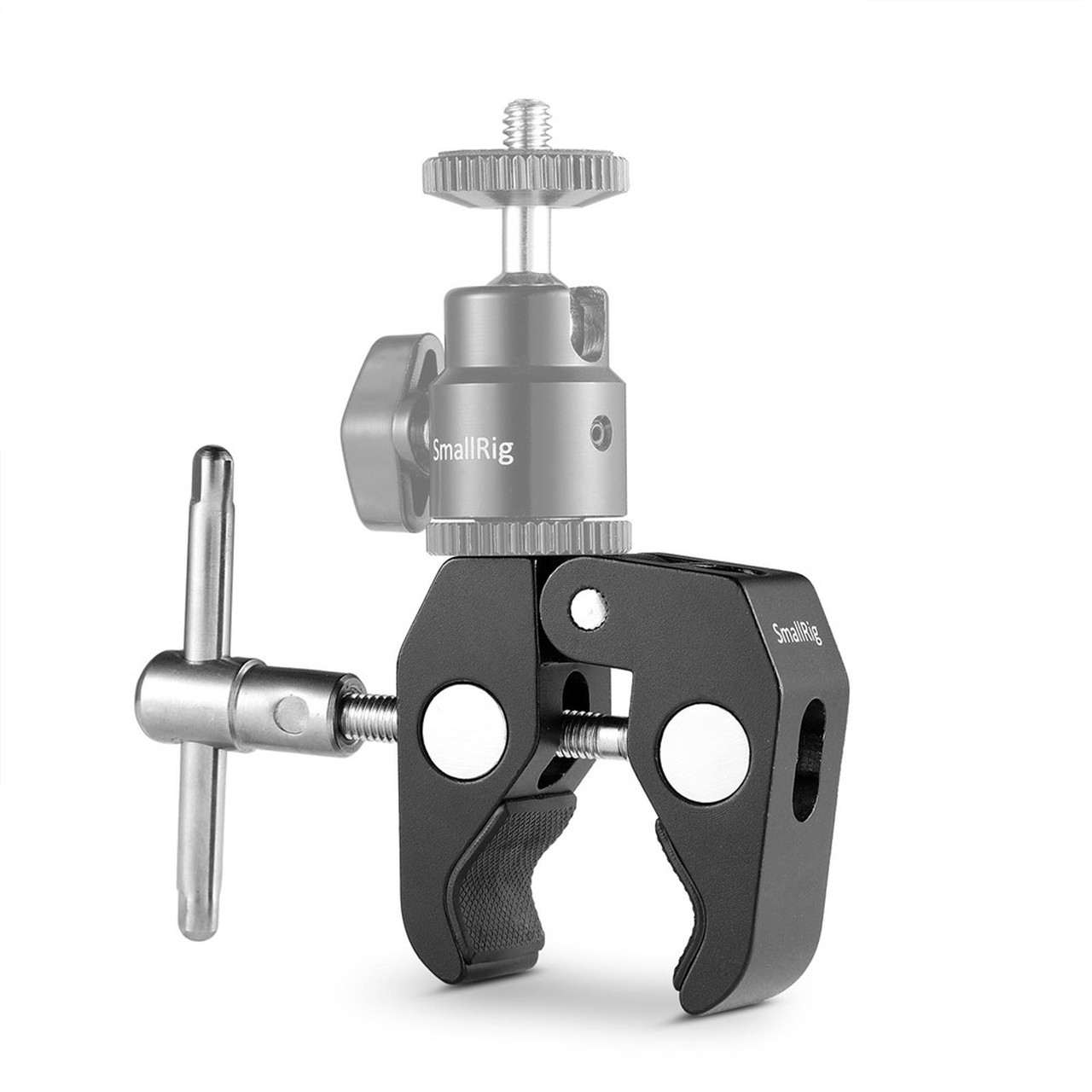 SmallRig Super Clamp w/ 1/4 and 3/8 thread 735  แคลมป์หนีบสำหรับติดอุปกรณ์ชุดริกเข้ากับท่อขนาด 15 - 44 มม. พร้อมรูน๊อตขนาด 1/4 และ 3/8