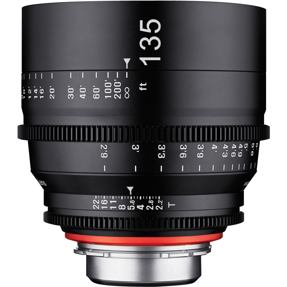 Xeen 135mm T2.2 Cinema Lens เลนส์ซีนีม่าคุณภาพสูง ทางยาวโฟกัส 135 mm รูรับแสงกว้างสุด T2.2 ราคา 59000 บาท