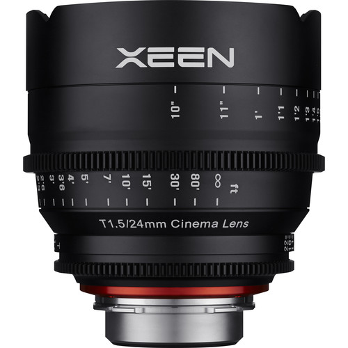 Xeen 24mm T1.5 Cinema Lens เลนส์ถ่ายหนังคุณภาพสูง ทางยาวโฟกัส 24 mm รูรับแสงกว้างสุด T1.5 ราคา 59000 บาท