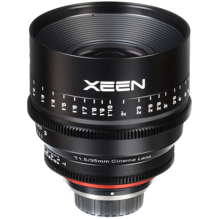 Xeen 35mm T1.5 Cinema Lens เลนส์ถ่ายหนังคุณภาพสูง ทางยาวโฟกัส 35 mm รูรับแสงกว้างสุด T1.5 ราคา 59000 บาท