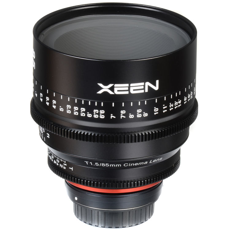 Xeen 85mm T1.5 Cinema Lens เลนส์ถ่ายหนังคุณภาพสูง ทางยาวโฟกัส 85 mm รูรับแสงกว้างสุด T1.5 ราคา 59000 บาท